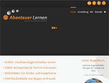 Tablet Screenshot of bogenschiessen-koeln.com
